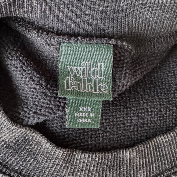 Wild Fable, Manhattan New York Embellished Oversized Crew Neck Sweatshirt, XXS - Picture 8 of 9